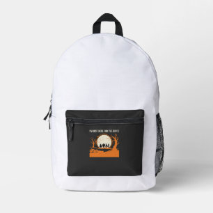 Mochila Impresa Silueta de fantasma de Halloween Boo