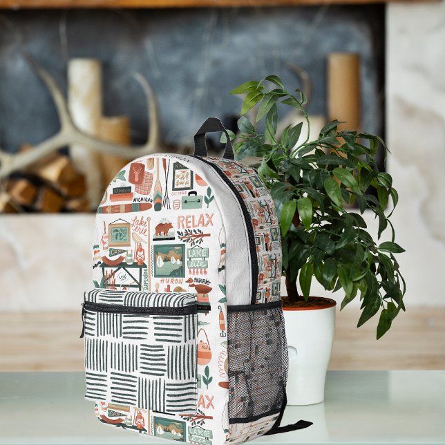 Mochila Impresa Silvicultura de los Grandes Lagos | Monograma (Subido por el creador)