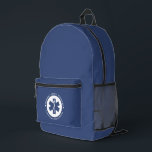 Mochila Impresa Símbolo de EMT personalizado Técnico Médico de Eme<br><div class="desc">Personalizado Simbol EMT Regalos de Técnico Médico de Emergencia!</div>