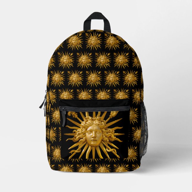 Mochila Impresa Símbolo de Luis XIV el Rey Sol (Anverso)