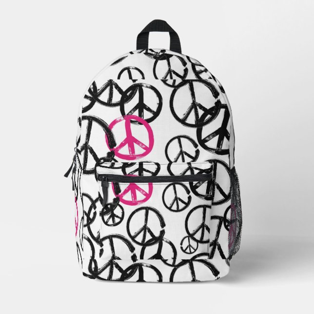 Mochila Impresa Símbolo de paz (Anverso)