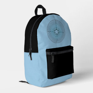 Mochila Impresa Símbolo sagrado de geometría - Laberinto de Chartr