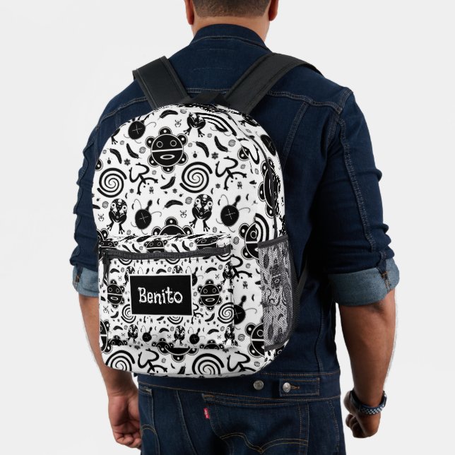 Mochila Impresa Símbolos taínos cultura de Puerto Rico (Insitu (Modelo))