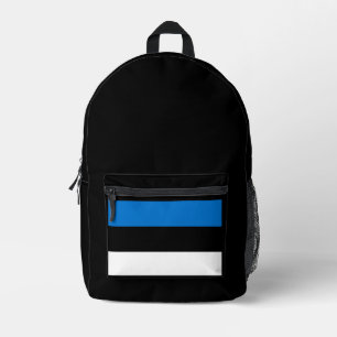 Mochila Impresa Simple Moderno Recuerdo Nacional Bandera de Estoni
