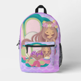 Mochila Impresa Sirena Personalizada