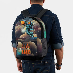 Mochila Impresa Slam Dunk Space Basketball Backpack