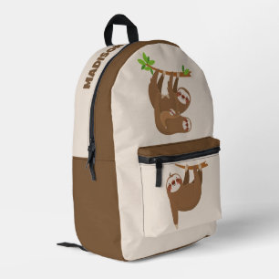 Mochila Impresa Slots de corte de color y texto personalizado