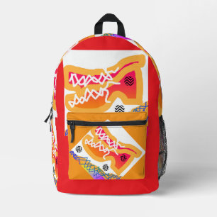 Mochila Impresa Sneakers De Vuelta A La Escuela