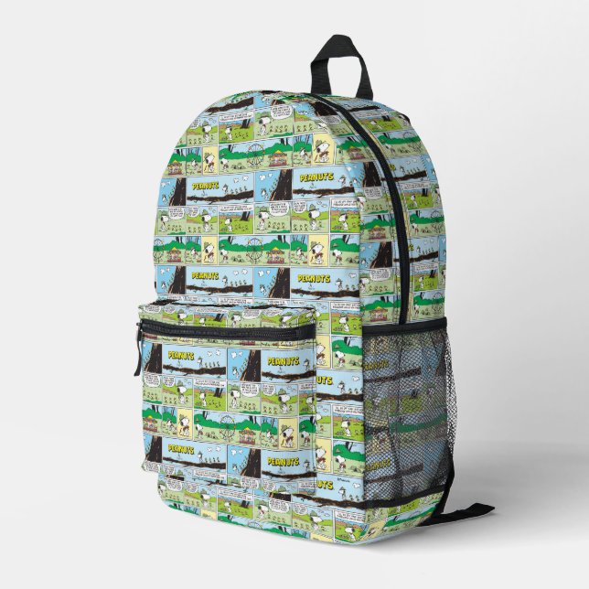 Mochila Impresa Snoopy & Friends | Ir de campamento (Esquina derecha trasera )