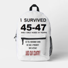 Mochila Impresa Sobreviví 45-47