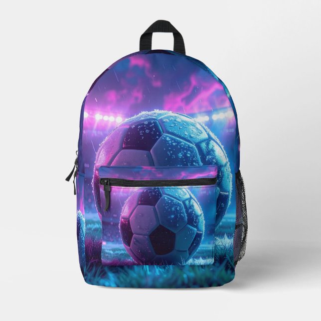 Mochila Impresa Soccer Football in stadium arena extreme weather (Anverso)
