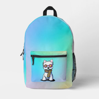 Mochila Impresa Sol de invierno Westie KiniArt