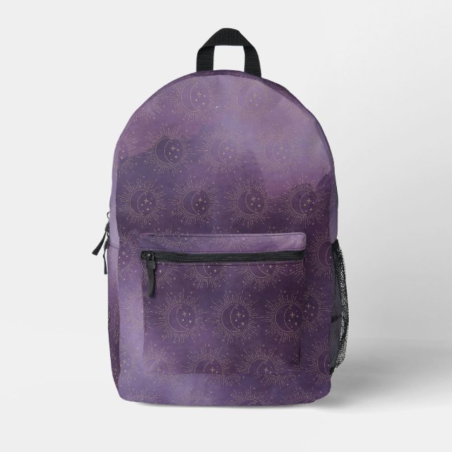 Mochila Impresa Sol y Luna (Anverso)