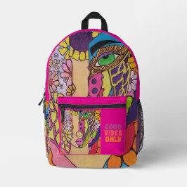 Mochila Impresa Sólo buenas vibras
