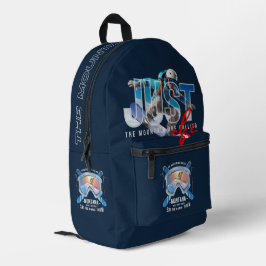 Mochila Impresa Solo esquí |