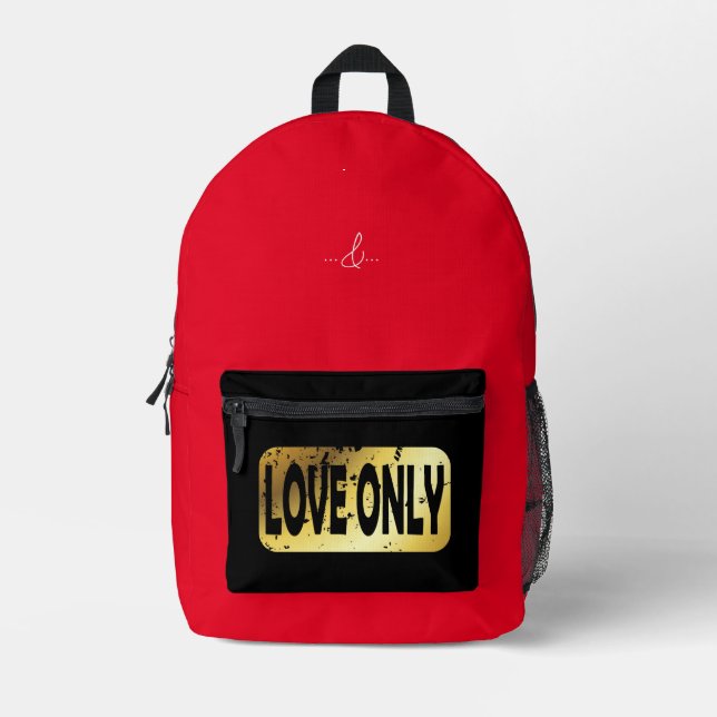 Mochila Impresa Solo quiero camiseta (Anverso)