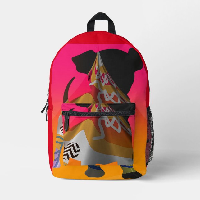 Mochila Impresa Solo Un Niño Cachorro (Anverso)