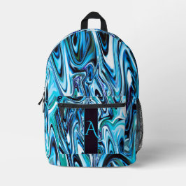 Mochila Impresa Sombras abstractas de Blue Swirl
