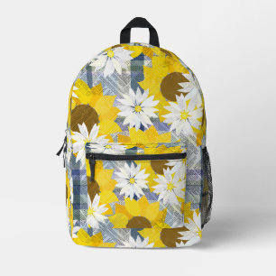Mochila Impresa Sombrillas, margaritas y resúmenes del libro