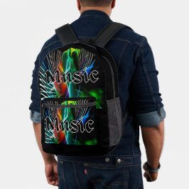 Mochila Impresa Sonidos musicales increíbles