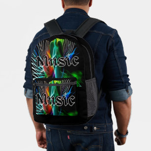Mochila Impresa Sonidos musicales increíbles