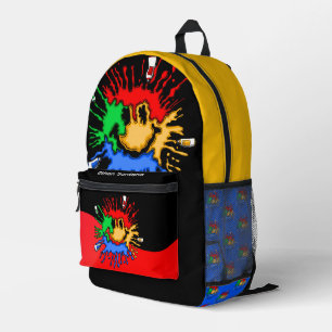 Mochila Impresa Sonrisa de tubo de pintura