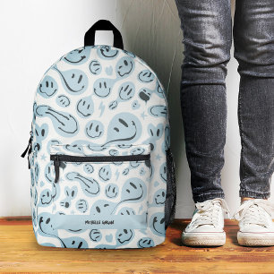 Mochila Impresa Sonrisa suave cara graciosa niños adolescentes cie