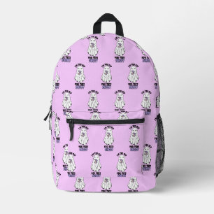 Mochila Impresa Soy demasiado viejo para esta hoja" Fantasma de Ha
