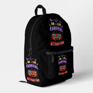 Mochila Impresa Soy La Atracción Del Carnaval