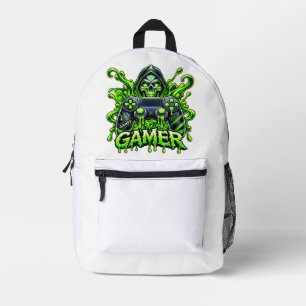 Mochila Impresa Spooky Gaming – Controlador Fantasma de Jugador de