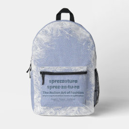 Mochila Impresa SPREZZATURA: EL ARTE ITALIANO DE LA MODA-BlueDenim