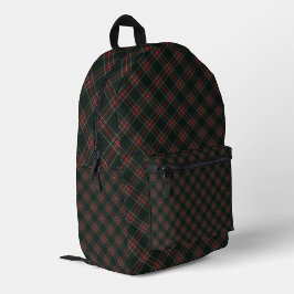 Mochila Impresa Stewart Black Scottish Tartan