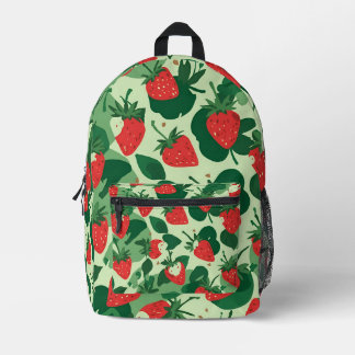 Mochila Impresa Strawberry Backpack – Cute Fruit-Themed Design