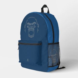 Mochila Impresa Stressed Ape - Rugido! Azul