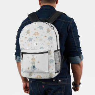 Mochila Impresa Sueños de elefantes y cielos arcoiris