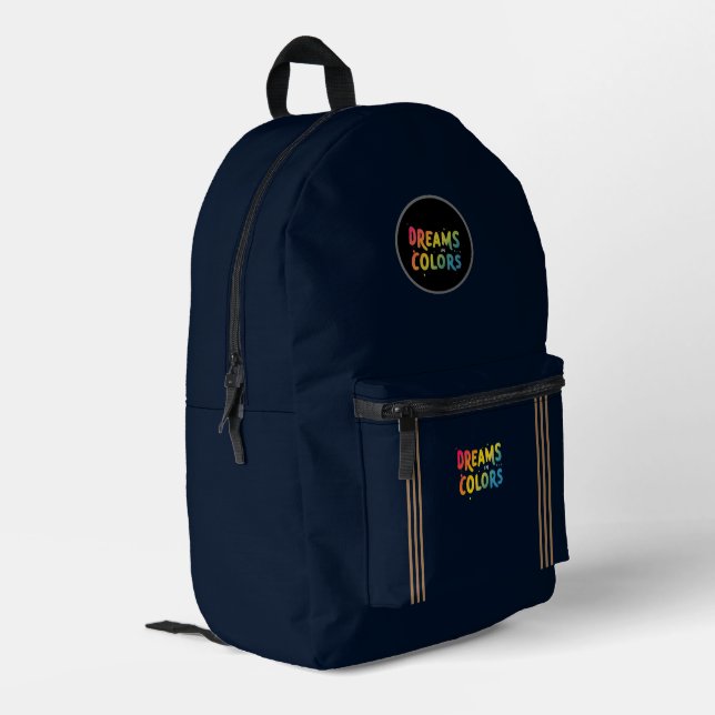 Mochila Impresa Sueños en colores (Esquina izquierda trasera)