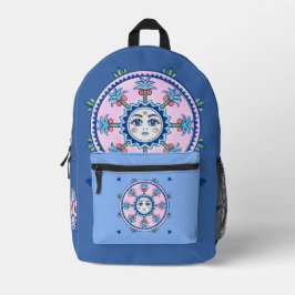 Mochila Impresa Sun Tarot Art Boho