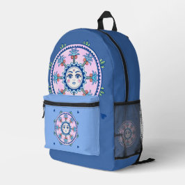Mochila Impresa Sun Tarot Art Boho