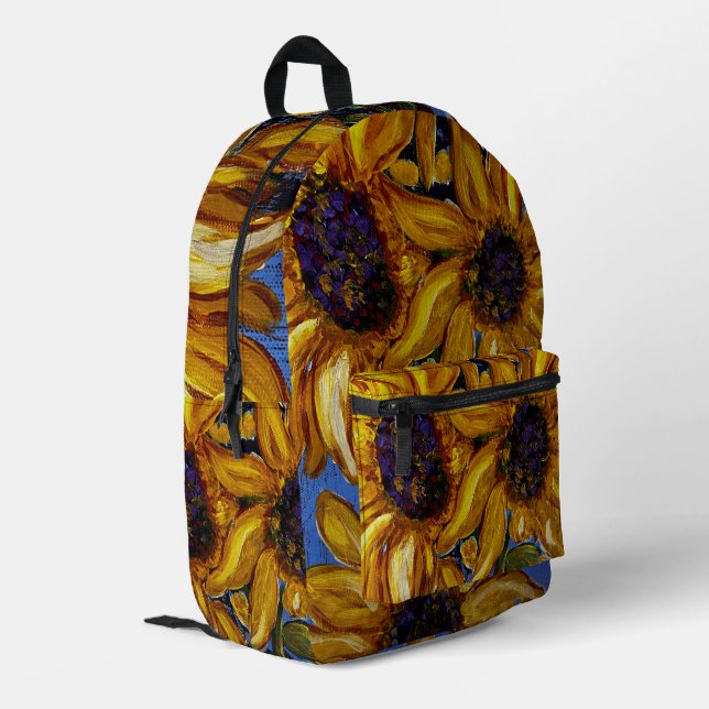 Mochila Impresa Sunflower Back Pack (Esquina izquierda trasera)