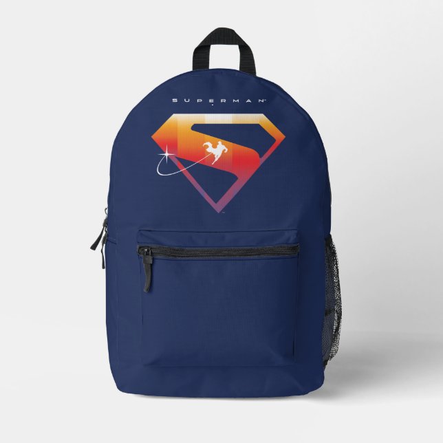 Mochila Impresa Sunset Soar Superman Shield (Anverso)