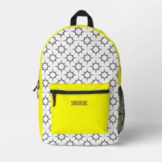 Mochila Impresa Sunshine amarillo