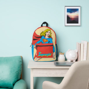 Mochila Impresa Supergirl en movimiento
