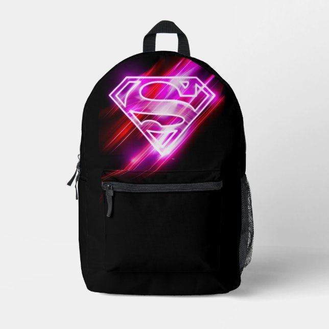 Mochila Impresa Supergirl Pink (Anverso)