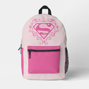 Mochila Impresa Supergirl Pink Strips