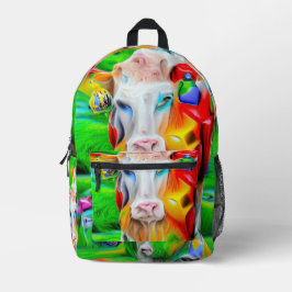 Mochila Impresa Surreal Farm Art
