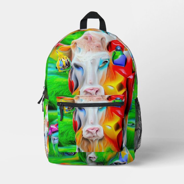 Mochila Impresa Surreal Farm Art (Anverso)