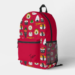 Mochila Impresa Sushi fresco