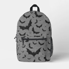 Mochila Impresa Swirly Bat Swarm