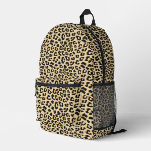 Mochila Impresa Tan Leopard Print