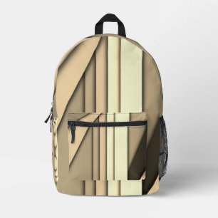 Mochila Impresa Tan monocromo moderno